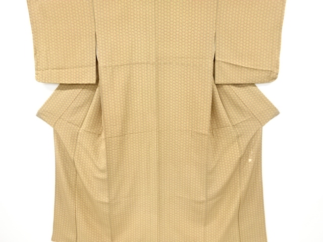 作家物　扇模様小紋着物